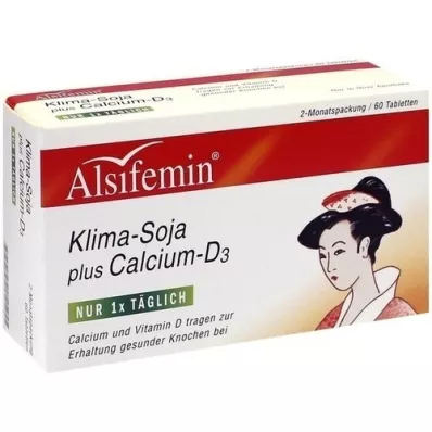 ALSIFEMIN Klima-Soja plus Calcium D3 Tabletten, 60 St ALSIFEMIN Klima-Soja plus Calcium D3 Tabletten, 60 St