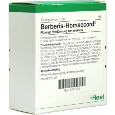 BERBERIS HOMACCORD Ampullen, 10 St