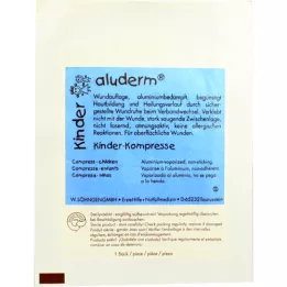 ALUDERM Kinder Kompressen 6x6 cm, 1 St