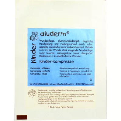ALUDERM Kinder Kompressen 6x6 cm, 1 St