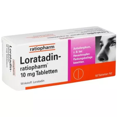 LORATADIN-ratiopharm 10 mg Tabletten, 50 St