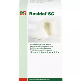 ROSIDAL SC Kompressionsbinde weich 15 cmx2,5 m, 1 St