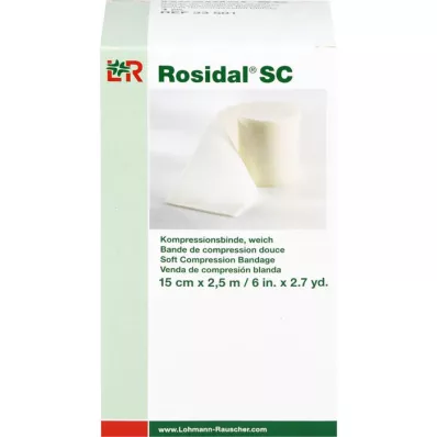 ROSIDAL SC Kompressionsbinde weich 15 cmx2,5 m, 1 St