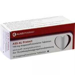 ASS AL Protect 100 mg magensaftres.Tabletten, 50 St