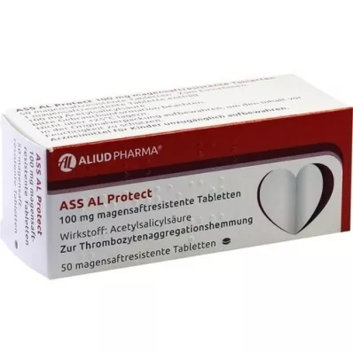 ASS AL Protect 100 mg magensaftres.Tabletten, 50 St