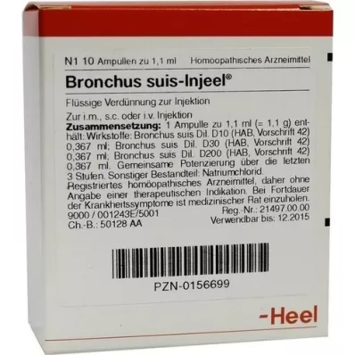 BRONCHUS suis Injeel Ampullen, 10 St