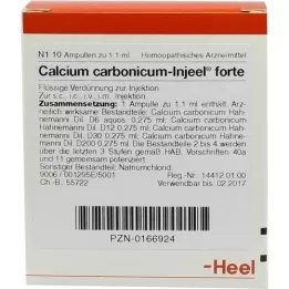 CALCIUM CARBONICUM INJEEL forte Ampullen, 10 St