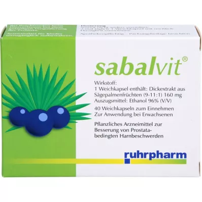 SABALVIT Kapseln, 40 St