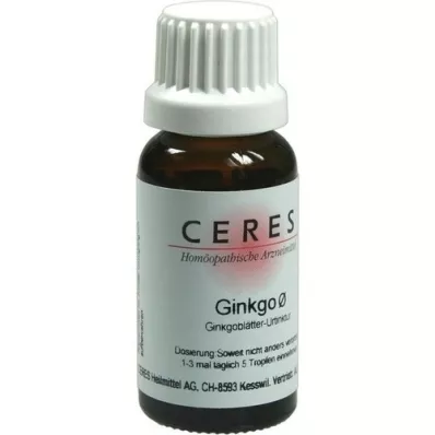 CERES Ginkgo Urtinktur, 20 ml