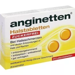 ANGINETTEN Halstabletten zuckerfrei, 24 St