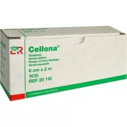 CELLONA Gipsbinden 6 cmx2 m, 10 St