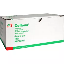 CELLONA Gipsbinden 8 cmx2 m, 10 St