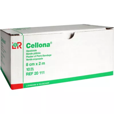 CELLONA Gipsbinden 8 cmx2 m, 10 St