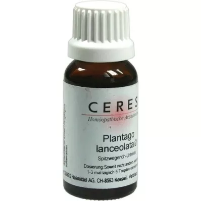 CERES Plantago lanceolata Urtinktur, 20 ml