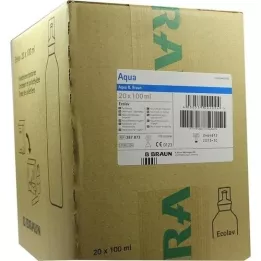 AQUA B.Braun Spüllösung Ecolav, 20X100 ml