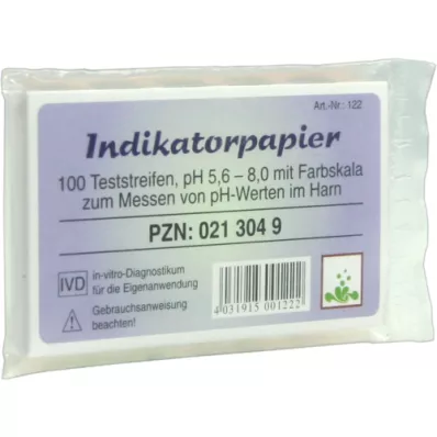INDIKATORPAPIER Teststreifen, 100 St