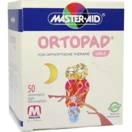 ORTOPAD for girls medium Augenokklusionspflaster, 50 St