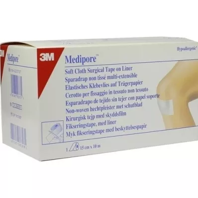 MEDIPORE Fixiervlies hypoallerg.15cmx10m 2991NP-3, 1 St