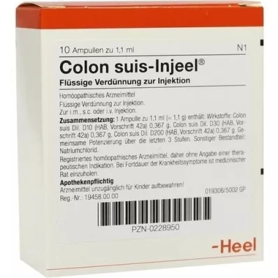 COLON SUIS Injeel Ampullen, 10 St COLON SUIS Injeel Ampullen, 10 St