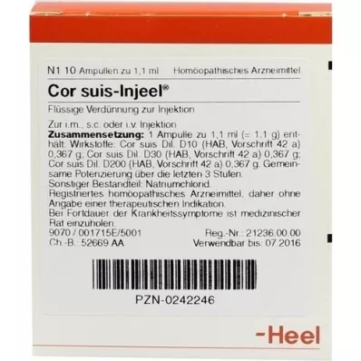 COR SUIS Injeel Ampullen, 10 St