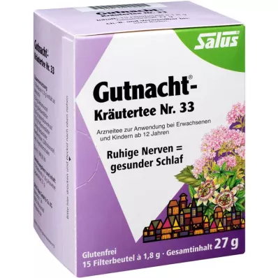 GUTNACHT Kräutertee Nr.33 Salus Filterbeutel, 15 St