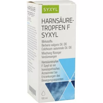 HARNSÄURETROPFEN F Syxyl Lösung, 100 ml HARNSÄURETROPFEN F Syxyl Lösung, 100 ml