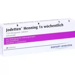 JODETTEN Henning 1x wöchentlich Tabletten, 28 St