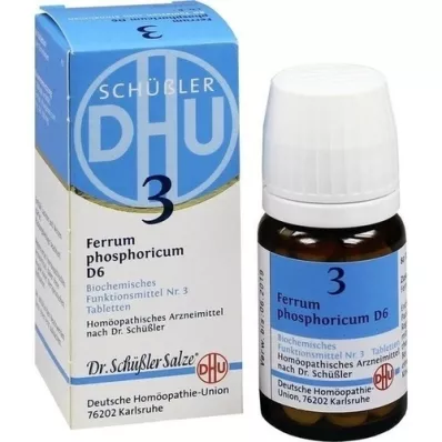 BIOCHEMIE DHU 3 Ferrum phosphoricum D 6 Tabletten, 80 St