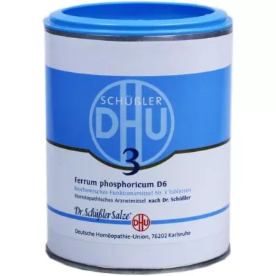 BIOCHEMIE DHU 3 Ferrum phosphoricum D 6 Tabletten, 1000 St BIOCHEMIE DHU 3 Ferrum phosphoricum D 6 Tabletten, 1000 St