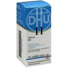BIOCHEMIE DHU 11 Silicea D 6 Tabletten, 80 St