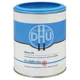 BIOCHEMIE DHU 11 Silicea D 6 Tabletten, 1000 St