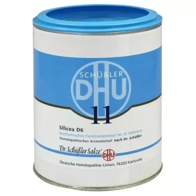 BIOCHEMIE DHU 11 Silicea D 6 Tabletten, 1000 St