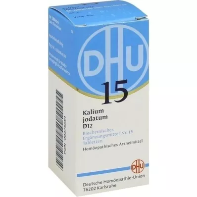 BIOCHEMIE DHU 15 Kalium jodatum D 12 Tabletten, 80 St