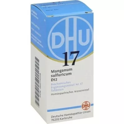 BIOCHEMIE DHU 17 Manganum sulfuricum D 12 Tabl., 80 St
