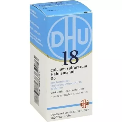 BIOCHEMIE DHU 18 Calcium sulfuratum D 6 Tabletten, 80 St