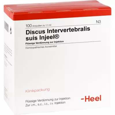 DISCUS INTERVERTEBRALIS suis Injeel Ampullen, 100 St