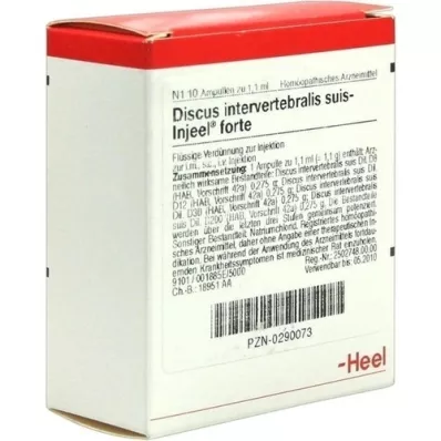 DISCUS INTERVERTEBRALIS suis Injeel forte Ampullen, 10 St