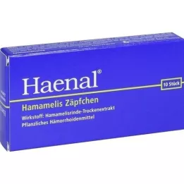 HAENAL Hamamelis Zäpfchen, 10 St