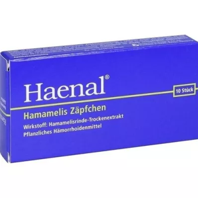 HAENAL Hamamelis Zäpfchen, 10 St
