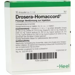 DROSERA HOMACCORD Ampullen, 10 St