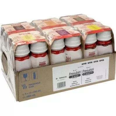 FRESUBIN 2 kcal DRINK Mischkarton Trinkflasche, 24X200 ml