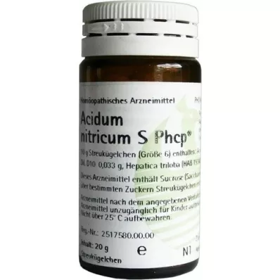 ACIDUM NITRICUM S Phcp Globuli, 20 g
