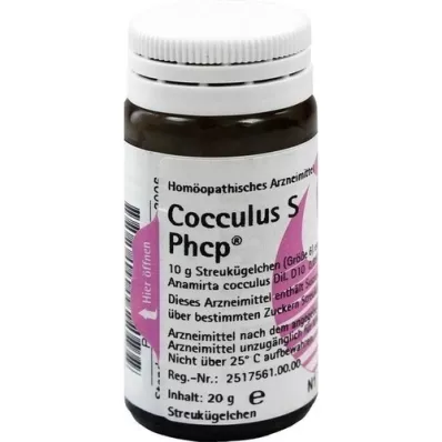 COCCULUS S Phcp Globuli, 20 g