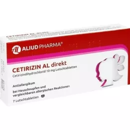 CETIRIZIN AL direkt Lutschtabletten, 7 St