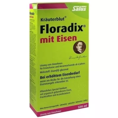 FLORADIX mit Eisen Lösung zum Einnehmen, 500 ml FLORADIX mit Eisen Lösung zum Einnehmen, 500 ml