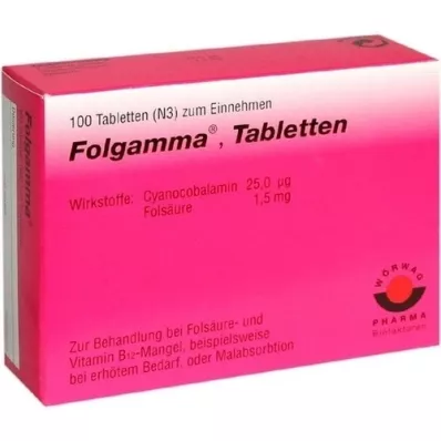 FOLGAMMA Tabletten, 100 St FOLGAMMA Tabletten, 100 St