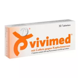VIVIMED mit Coffein gegen Kopfschmerzen Tabletten, 30 St