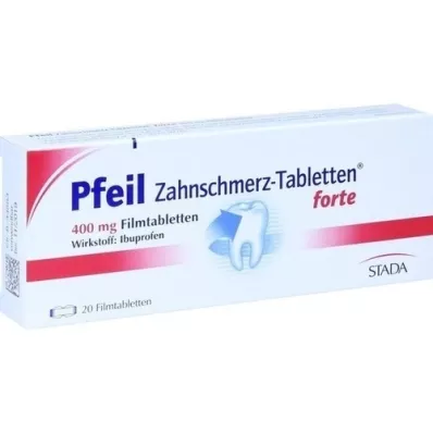 PFEIL Zahnschmerz-Tabletten forte Filmtabletten, 20 St