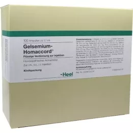 GELSEMIUM HOMACCORD Ampullen, 100 St