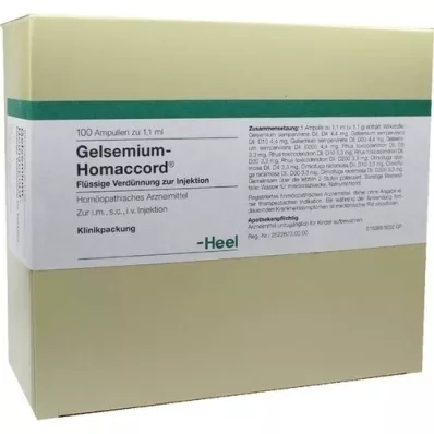 GELSEMIUM HOMACCORD Ampullen, 100 St